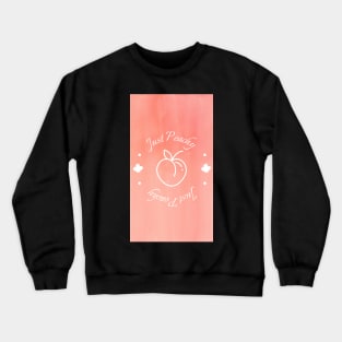 Just peachy (long) Crewneck Sweatshirt